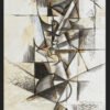 Cubist head (c. 1914) Antonin Procházka (Czech, 1882-1945)
