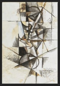 Cubist head (c. 1914) Antonin Procházka (Czech, 1882-1945)
