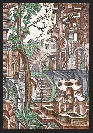 Geometria-et-Perspectiva-Pl-10-1567-12-x-18-framed-