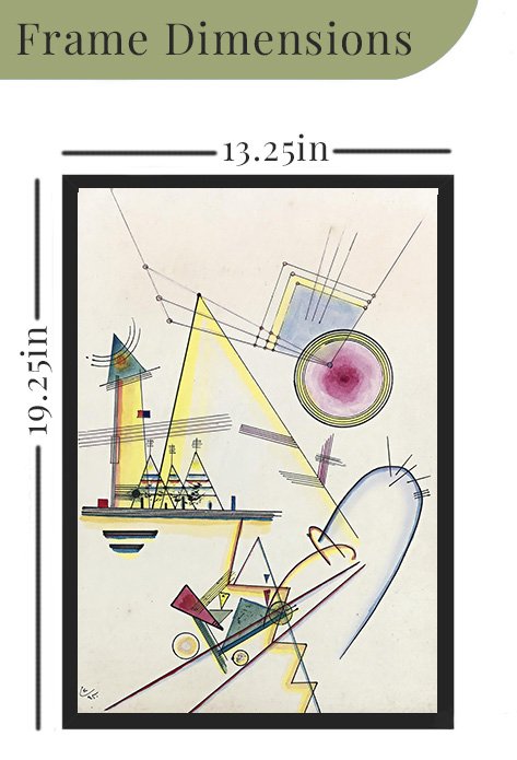 Zartes Gemüt (Delicate Soul) (1925) Wassily Kandinsky (Russian, 1866 - 1944)