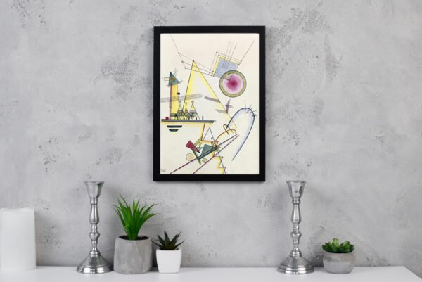 Zartes Gemüt (Delicate Soul) (1925) Wassily Kandinsky (Russian, 1866 - 1944)