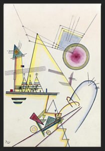 Zartes Gemüt (Delicate Soul) (1925) Wassily Kandinsky (Russian, 1866 - 1944)