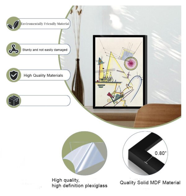 Zartes Gemüt (Delicate Soul) (1925) Wassily Kandinsky (Russian, 1866 - 1944)