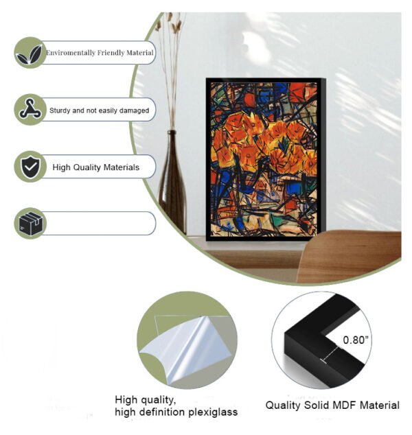 Rote Blumen in Vase (1919) Christian Rohlfs (German, 1849-1938)