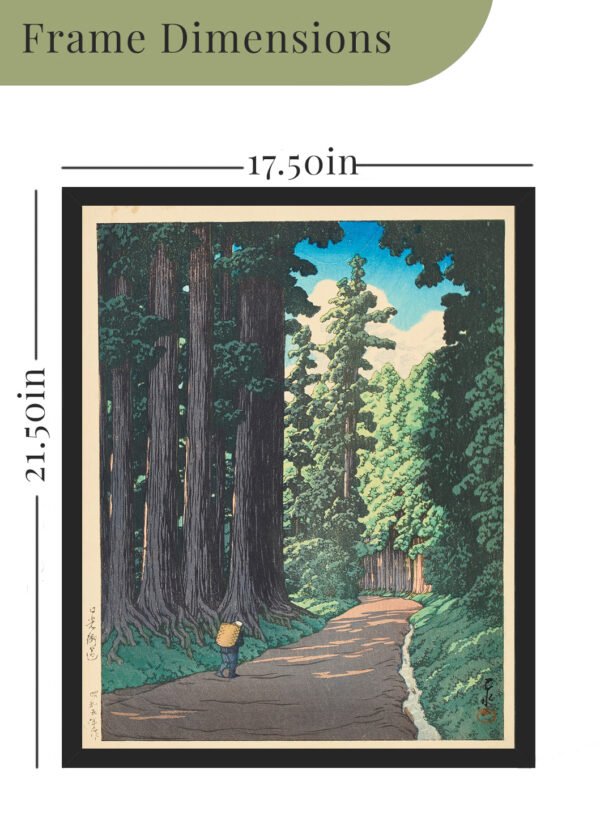 Kawase Hasui Nikko gaido (The Road to Nikko) (1930)