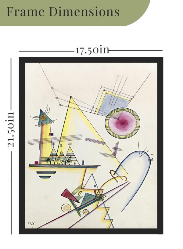Zartes Gemüt (Delicate Soul) (1925) Wassily Kandinsky (Russian, 1866 - 1944)
