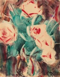 Rote-Blumen-in-Vase-1919