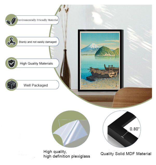 Kawase Hasui, Mitohama no Asa, Morning at Mitohama,