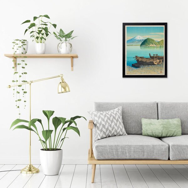 Kawase Hasui, Mitohama no Asa, Morning at Mitohama,